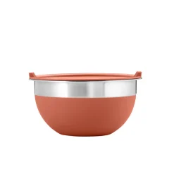 10 Piece Covered Stainless Steel and Silicone Mixing Bowl Set with Grating Tools