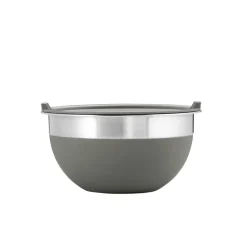 10 Piece Covered Stainless Steel and Silicone Mixing Bowl Set with Grating Tools