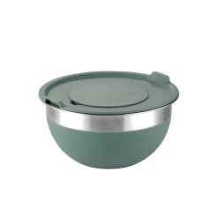 10 Piece Covered Stainless Steel and Silicone Mixing Bowl Set with Grating Tools