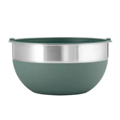 10 Piece Covered Stainless Steel and Silicone Mixing Bowl Set with Grating Tools