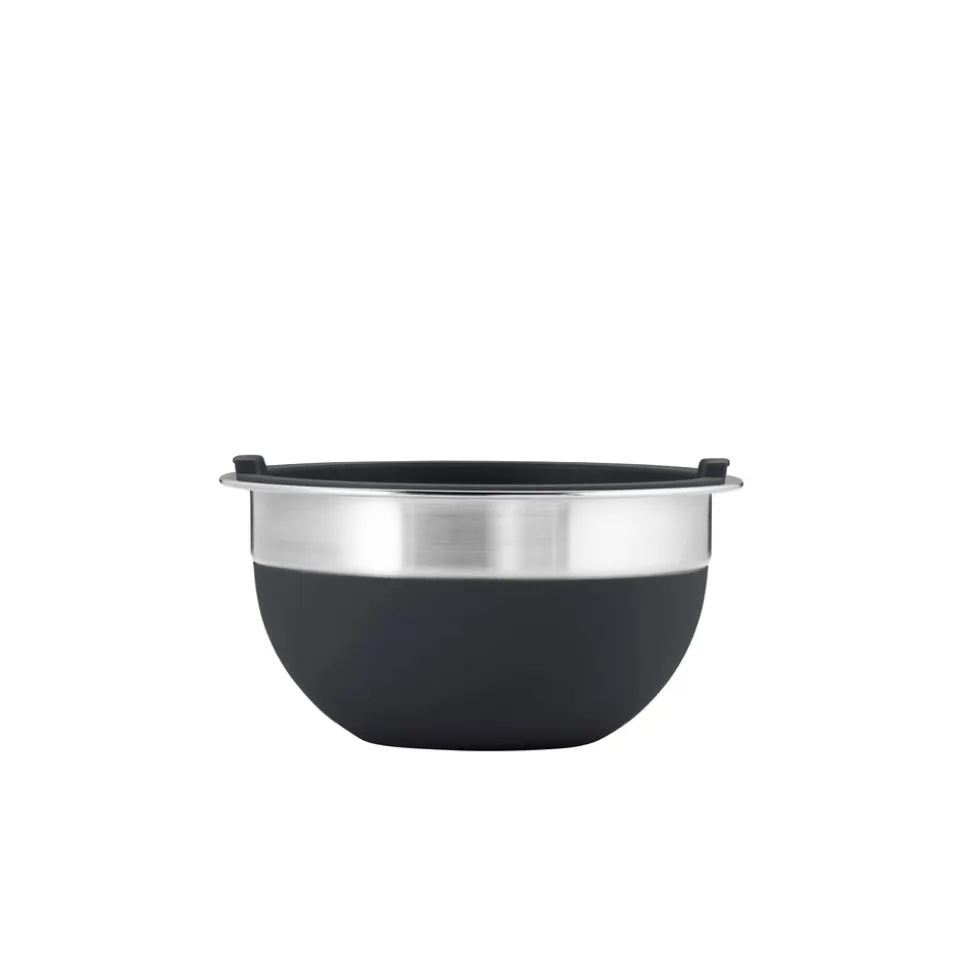 10 Piece Covered Stainless Steel and Silicone Mixing Bowl Set with Grating Tools
