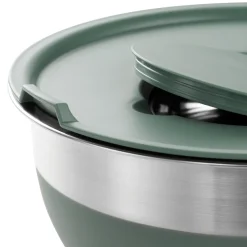 10 Piece Covered Stainless Steel and Silicone Mixing Bowl Set with Grating Tools