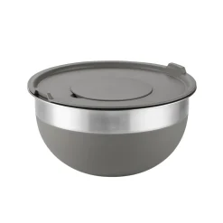 10 Piece Covered Stainless Steel and Silicone Mixing Bowl Set with Grating Tools