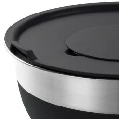 10 Piece Covered Stainless Steel and Silicone Mixing Bowl Set with Grating Tools