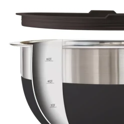 10 Piece Covered Stainless Steel and Silicone Mixing Bowl Set with Grating Tools