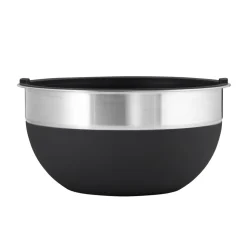 10 Piece Covered Stainless Steel and Silicone Mixing Bowl Set with Grating Tools