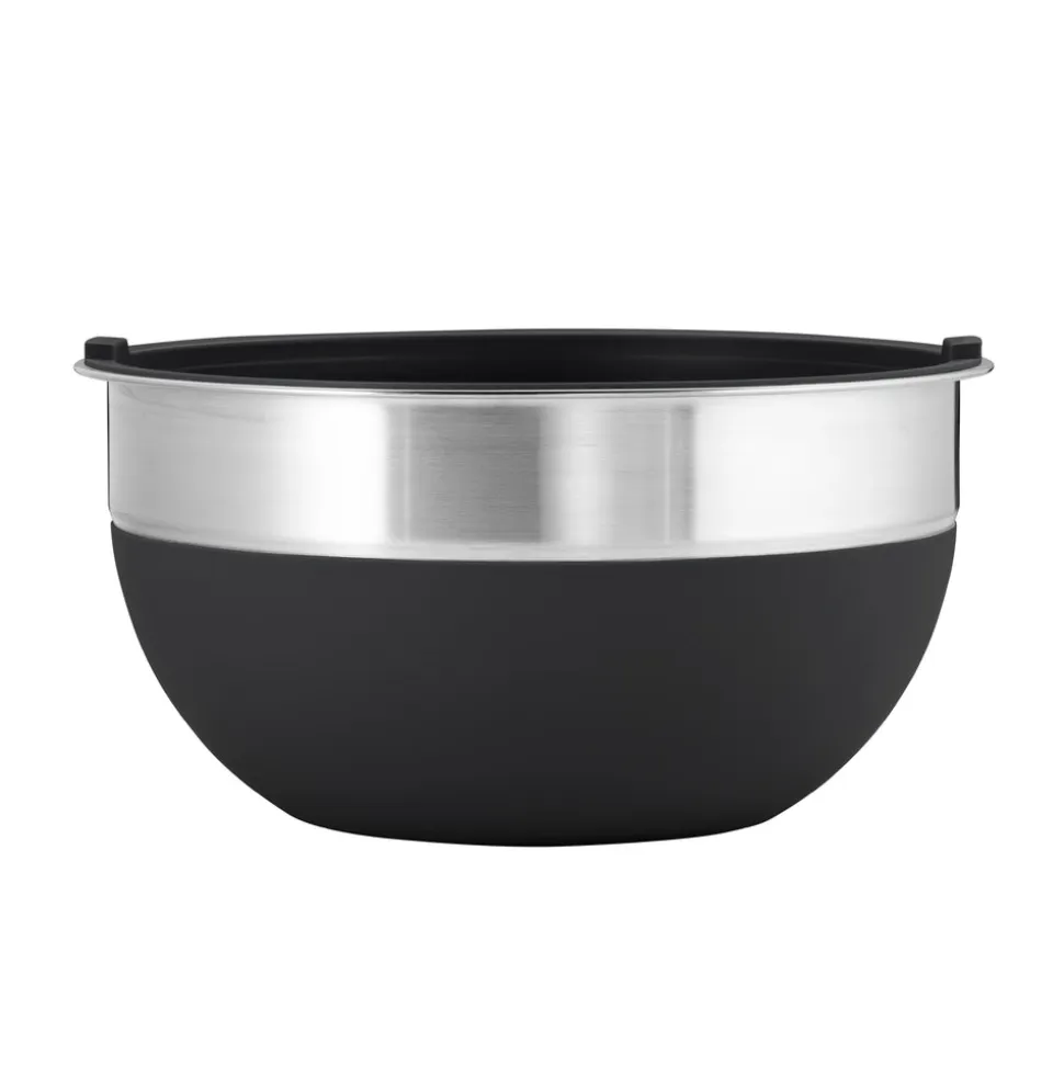 10 Piece Covered Stainless Steel and Silicone Mixing Bowl Set with Grating Tools