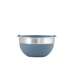 10 Piece Covered Stainless Steel and Silicone Mixing Bowl Set with Grating Tools