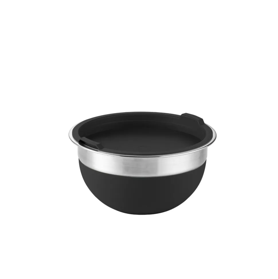 10 Piece Covered Stainless Steel and Silicone Mixing Bowl Set with Grating Tools