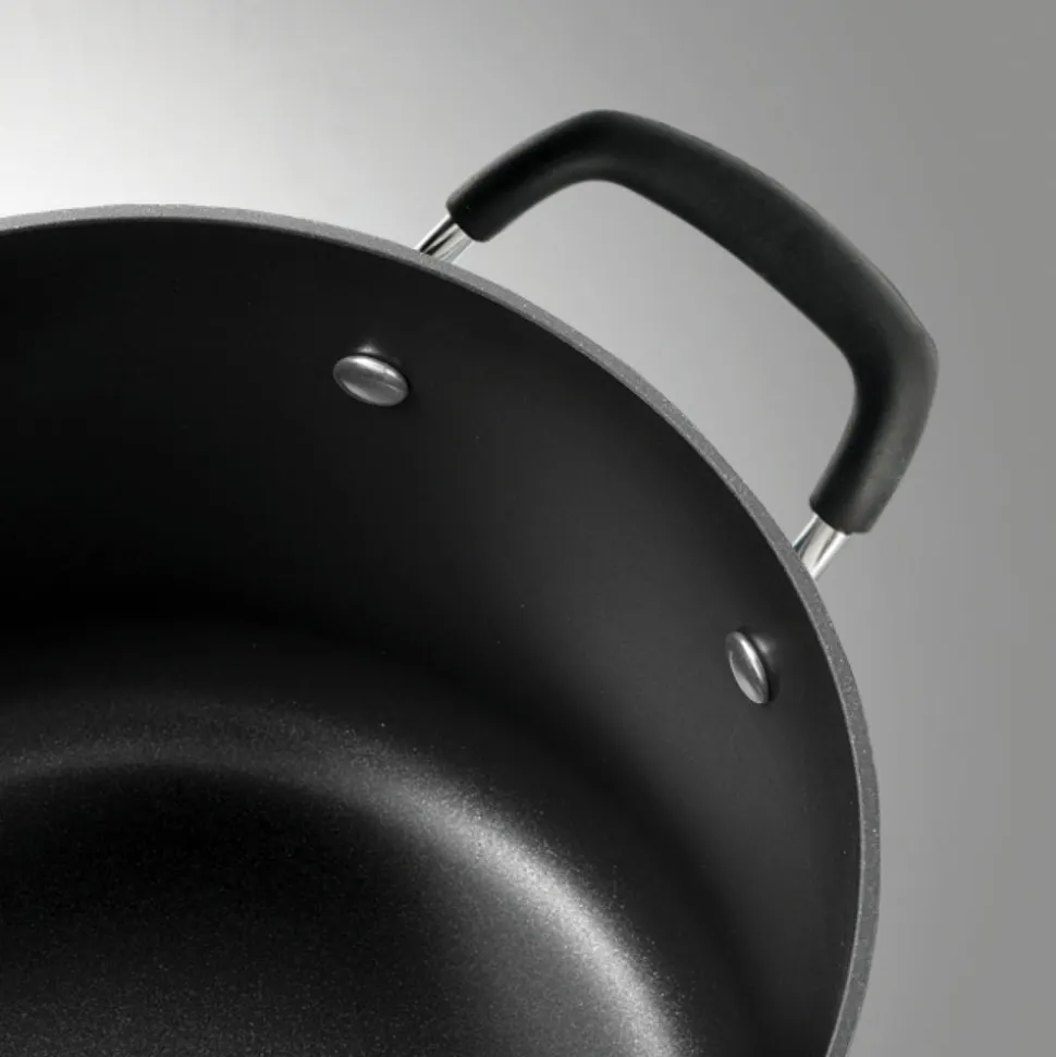 4-Piece Nonstick Stock Pot Set (8 quart and 12 quart)