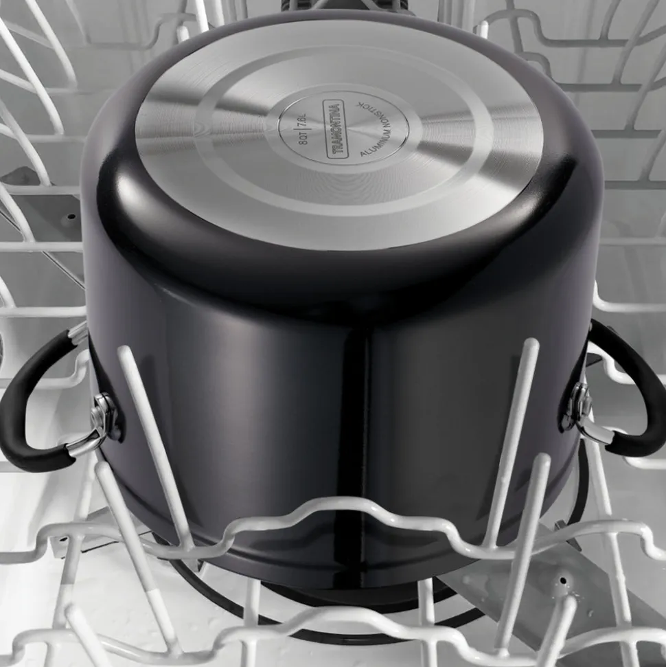 4-Piece Nonstick Stock Pot Set (8 quart and 12 quart)