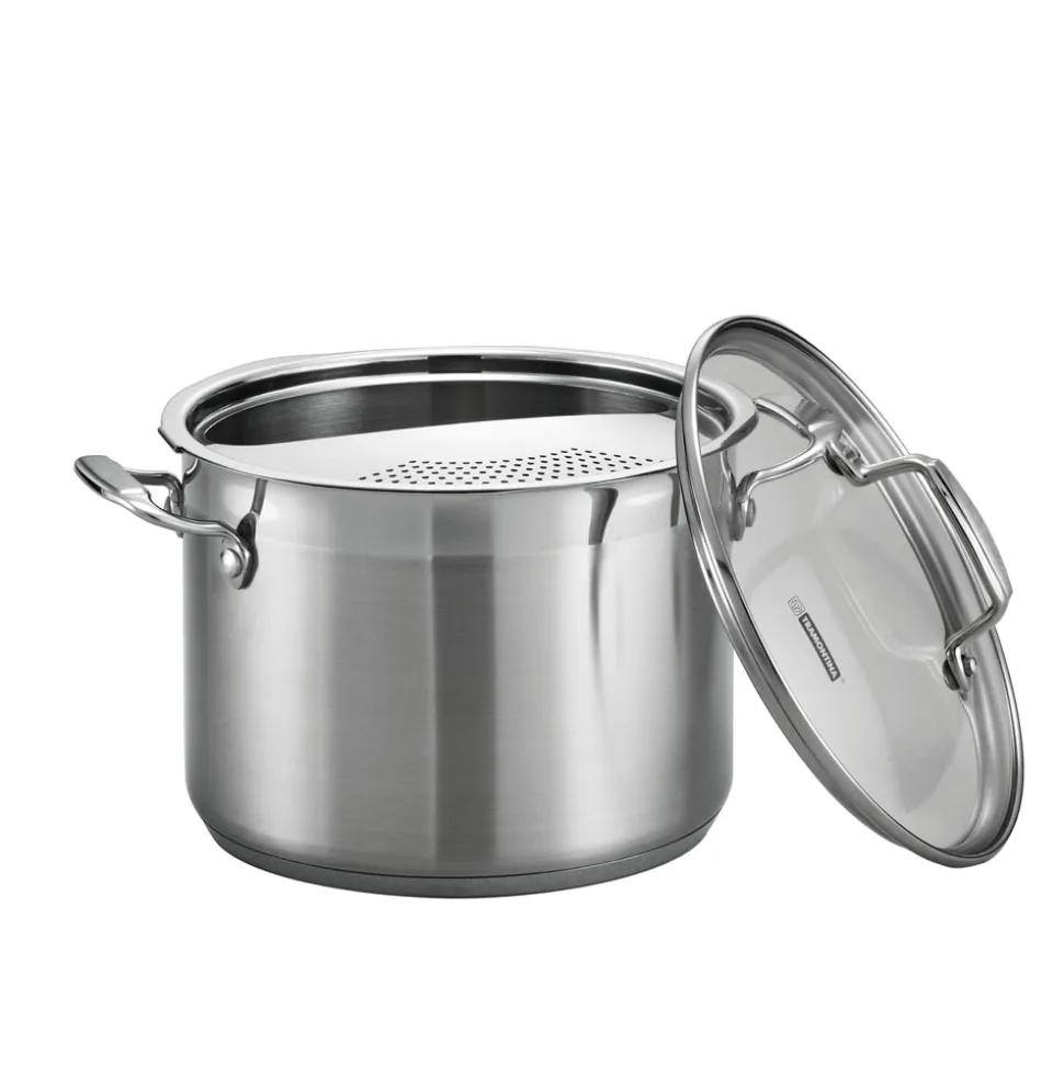 3 Piece - 6 Quart Stainless Steel Pasta Cooker