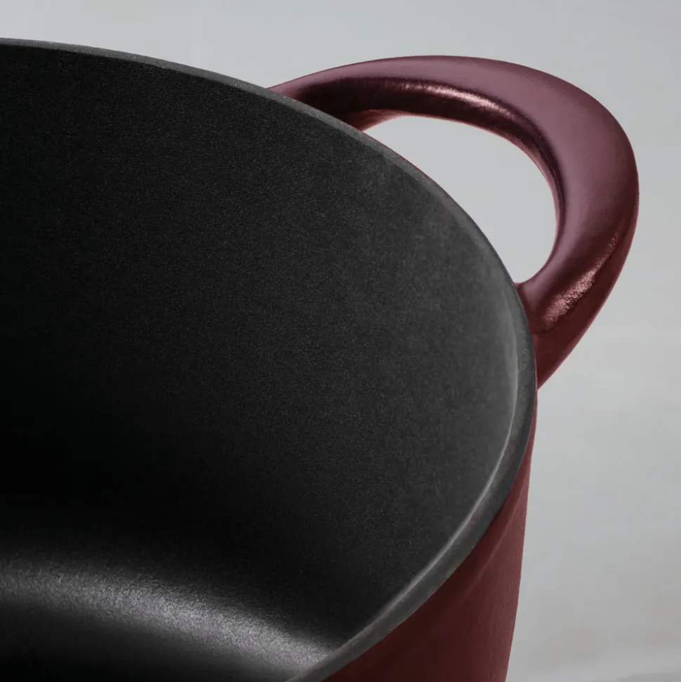 4-Piece Stackable Enamel Cast Iron Cookware Set