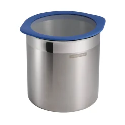 4 Piece Stainless Steel Canister Set - Blue