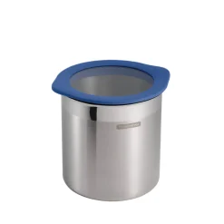 4 Piece Stainless Steel Canister Set - Blue