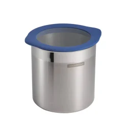 4 Piece Stainless Steel Canister Set - Blue