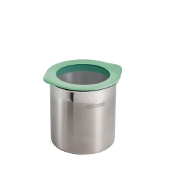 4 Piece Stainless Steel Canister Set - Mint Green