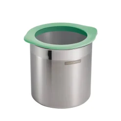 4 Piece Stainless Steel Canister Set - Mint Green