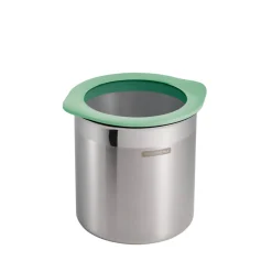 4 Piece Stainless Steel Canister Set - Mint Green