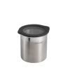 4 Piece Stainless Steel Canister Set - Black