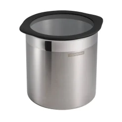 4 Piece Stainless Steel Canister Set - Black