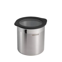 4 Piece Stainless Steel Canister Set - Black