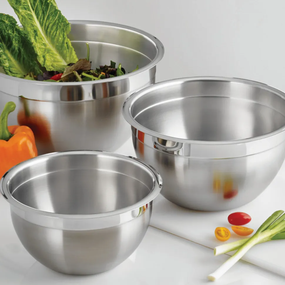 3 Piece Stainless Steel Mixing Bowl Set