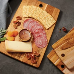 3 Piece Teak Wood Kitchen Board Set