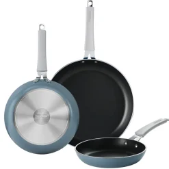 3 Pk Fry Pans with Nonstick Interior
