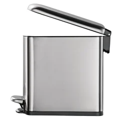 2 Pk-1.6 Gallon Step Trash Cans