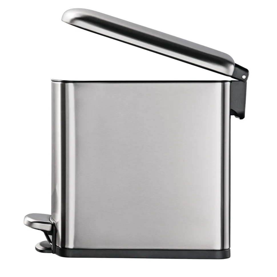 2 Pk-1.6 Gallon Step Trash Cans