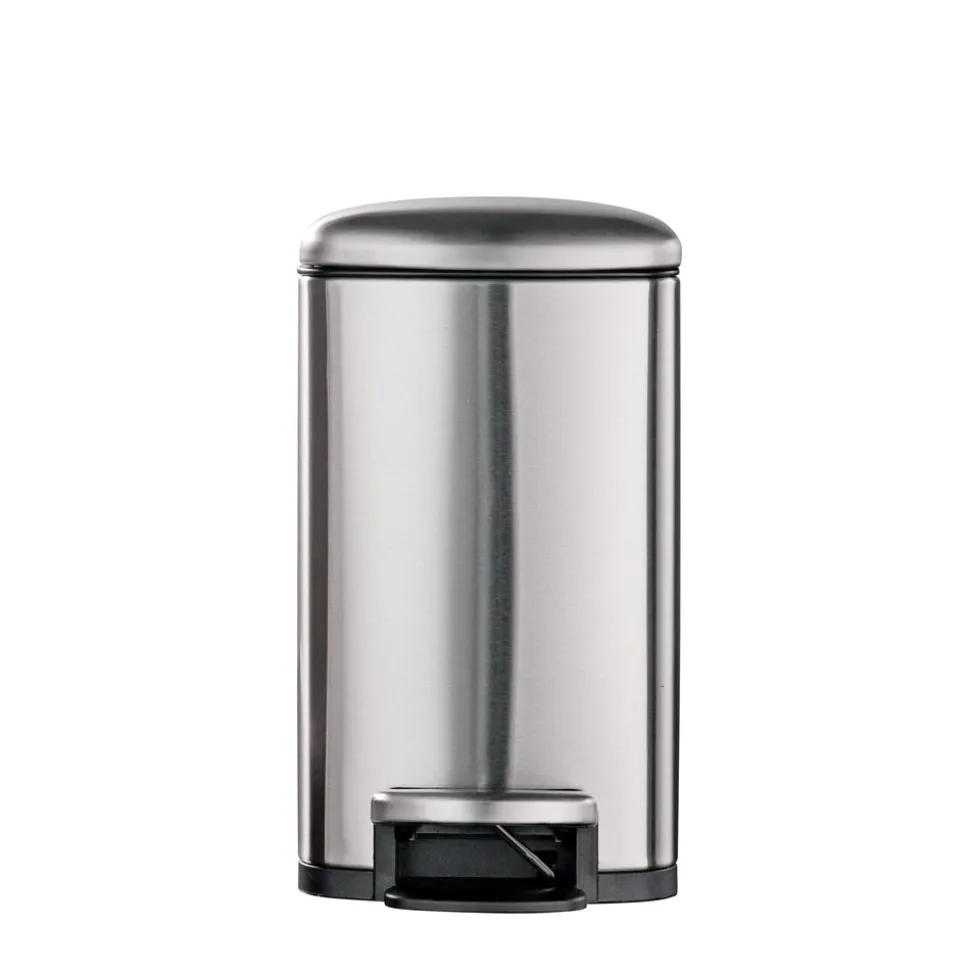 2 Pk-1.6 Gallon Step Trash Cans