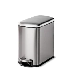 2 Pk-1.6 Gallon Step Trash Cans