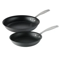 2 Pk 10 Inch and 12 Inch Hard Anodized Fry Pans