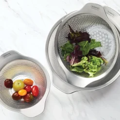 3 Pk Stainless Steel Colanders