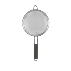 3 Pk Stainless Steel Mesh Strainers with Silicone Grip