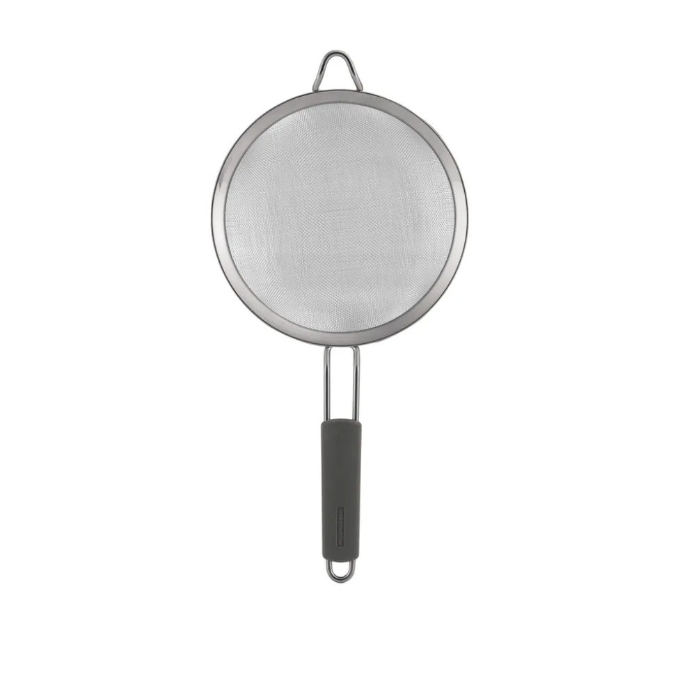 3 Pk Stainless Steel Mesh Strainers with Silicone Grip
