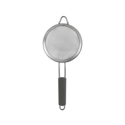 3 Pk Stainless Steel Mesh Strainers with Silicone Grip