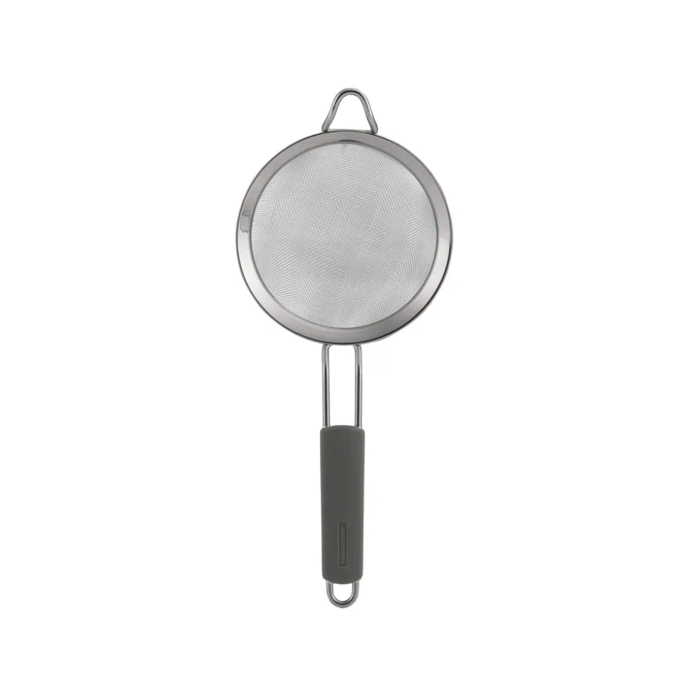 3 Pk Stainless Steel Mesh Strainers with Silicone Grip