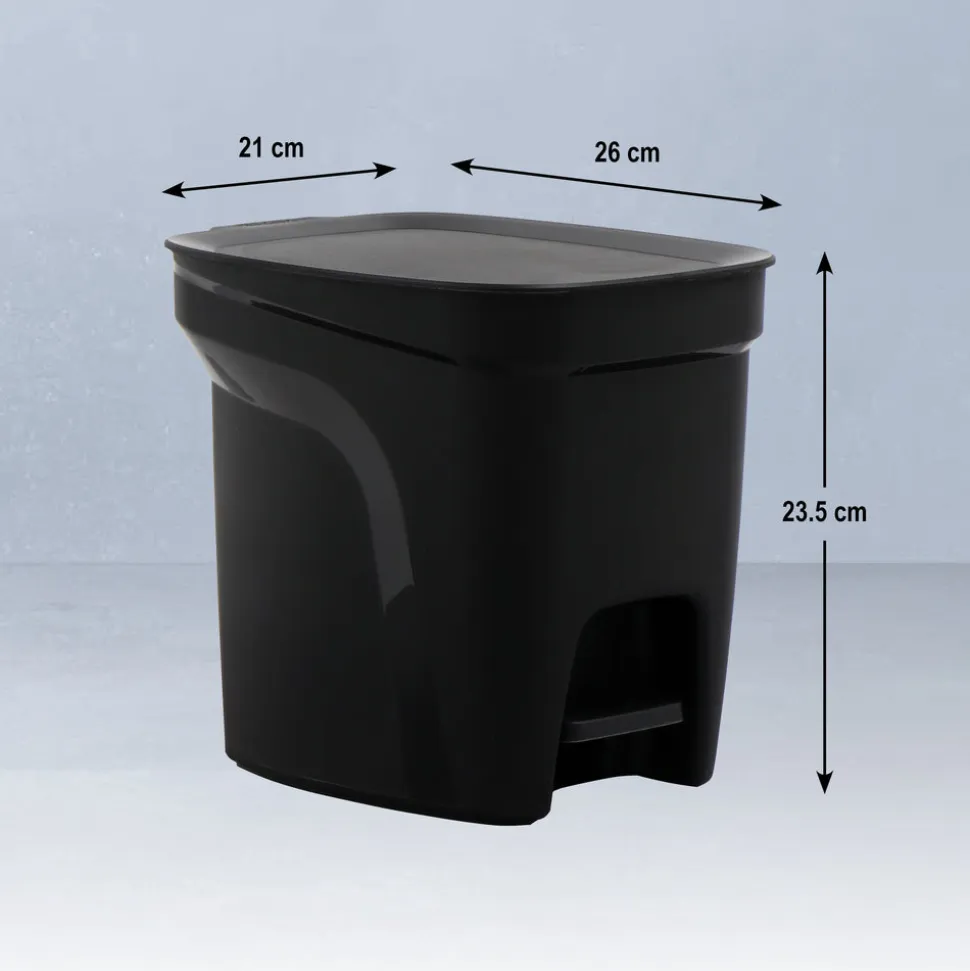 Plastic Trash Bin with Step Pedal