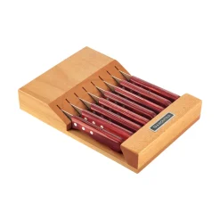 Porterhouse 9 Piece 5 in Steak Knife Set with Multi-Purpose Block