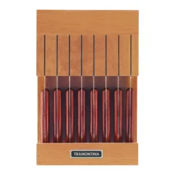 Porterhouse 9 Piece 5 in Steak Knife Set with Multi-Purpose Block