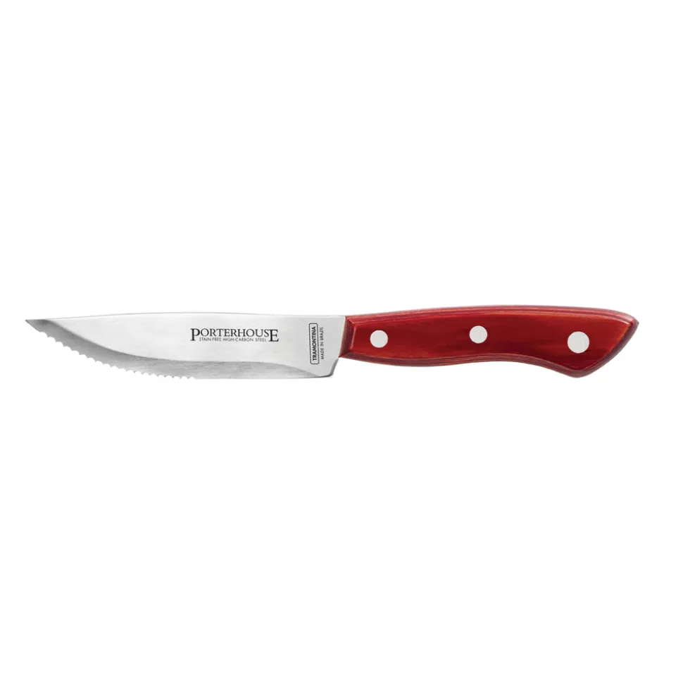 Porterhouse 4 Piece - 5 in Steak Knife Set - Pointed