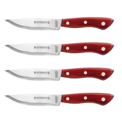 Porterhouse 4 Piece - 5 in Steak Knife Set - Pointed