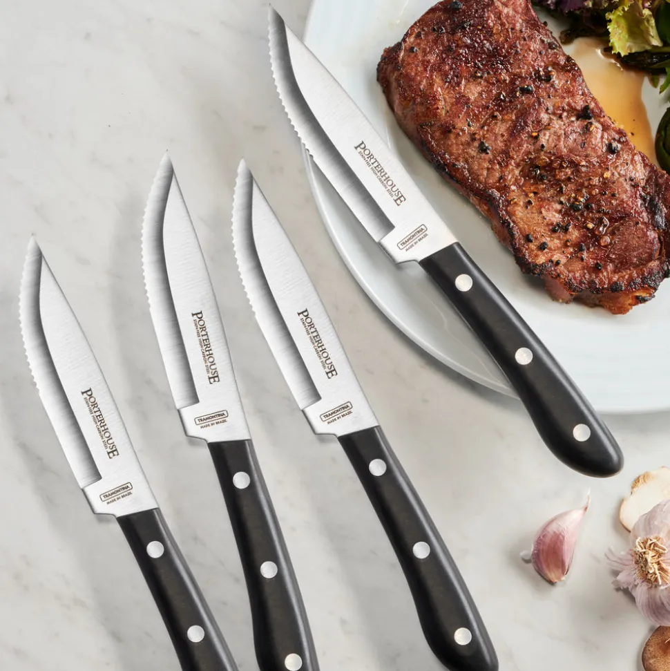 Porterhouse 4 Piece - 5 in Steak Knife Set