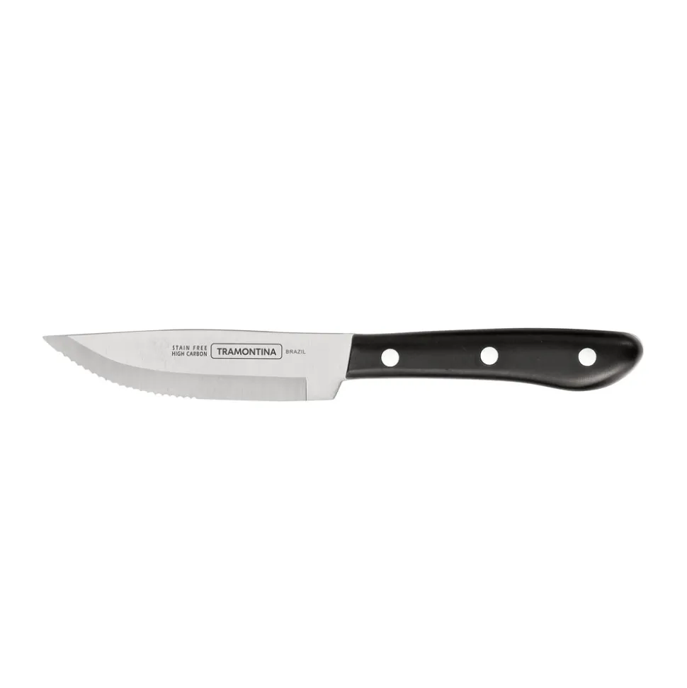 Porterhouse 4 Piece - 5 in Steak Knife Set with Hardwood Block