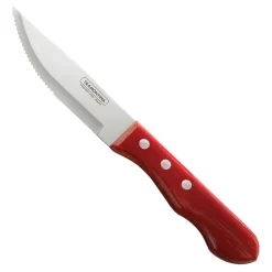 Porterhouse 5 Piece Steak Knife Set - Pointed - w/Hardwood Counter Block