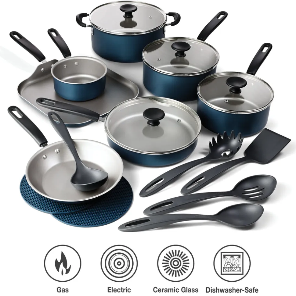 Primaware 18 Piece Nonstick Cookware Set