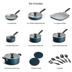 Primaware 18 Piece Nonstick Cookware Set