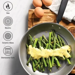 Primaware 2 Piece Nonstick Fry Pan Set, 9.5 Inch and 11 Inch